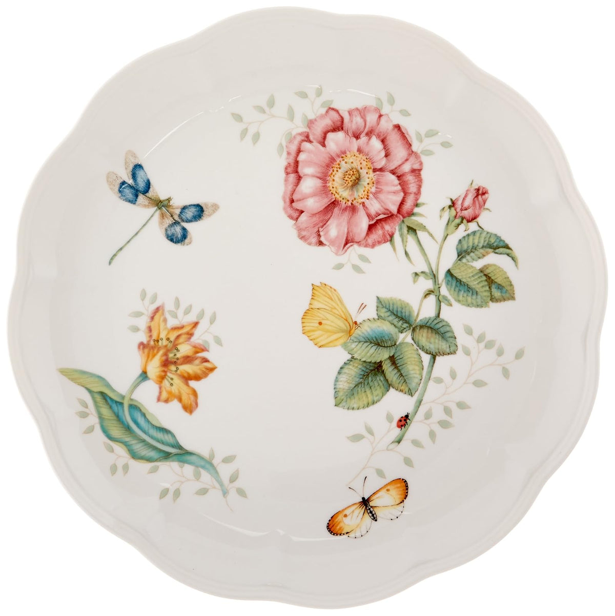 Lenox Set de vajilla de mariposas en la pradera.