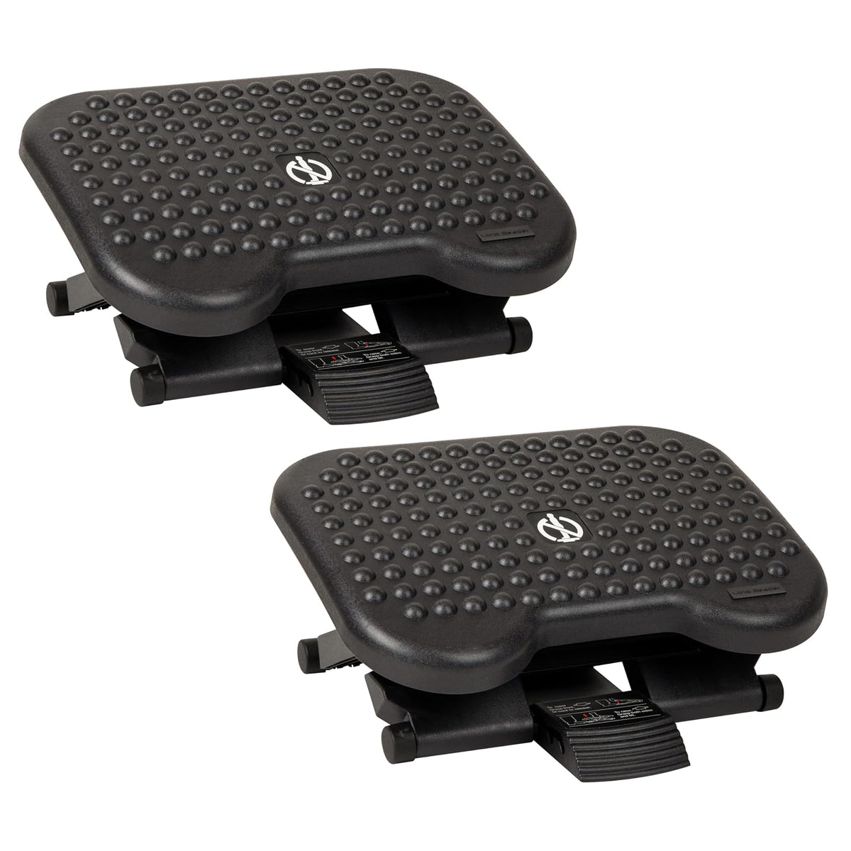 Mind Reader Reposapiés Ergonómico Ajustable - PAQUETE DE 2 FTREST