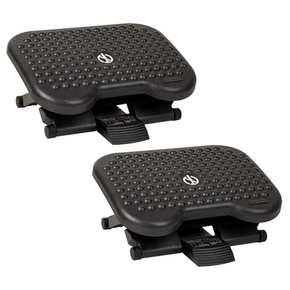 Mind Reader Reposapiés Ergonómico Ajustable - PAQUETE DE 2 FTREST