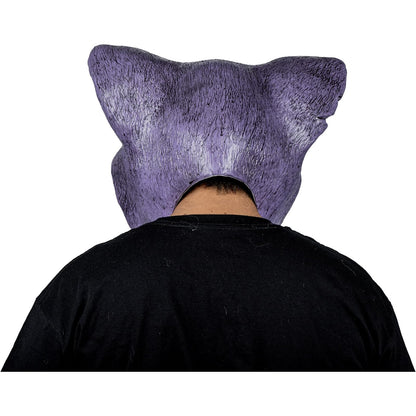 REV Máscara Completa de Látex Catnap, Máscara de Gato Espeluznante Talla Mediana para Disfraz de Halloween, Cosplay y Fiestas Tenebrosas