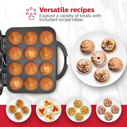Holstein Housewares HU-09006B - Máquina hacer para cupcakes, Negro, 1