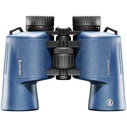 Bushnell H2O - Prismáticos Porro Impermeables de 12 x 42 mm, Color Azul Oscuro Porro WP/FP, Ojales torcidos, Caja 6L 134212R