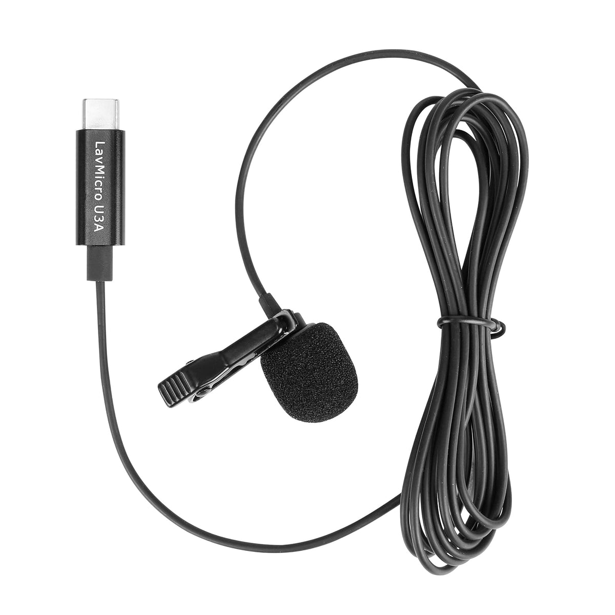 Saramonic LavMicroU3A 6.5" Omni Lav Microphone w/USB Type-C for Android Devices