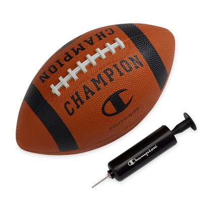 Champion Sports Blitz Balón de Fútbol Americano - Juvenil - negro, (Classic - Black)