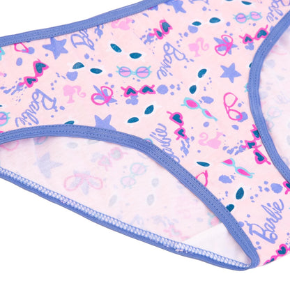 Barbie Paquete de 10 Ropa Interior 100% algodón Peinado, Tallas 4, 6 y 8 Ropa interiorNiñas