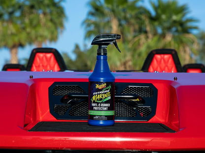 Meguiar’s Extreme Marine Vinyl & Rubber Protectant – Cleans, Conditions & Protects – M180132, 32 oz