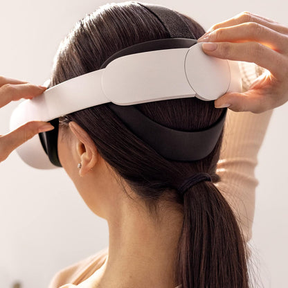 Meta Elite Strap para Oculus Quest 2, Cinturón de Cabeza de Plástico Classic Blanco, para Mayor Soporte y Comfort en VR