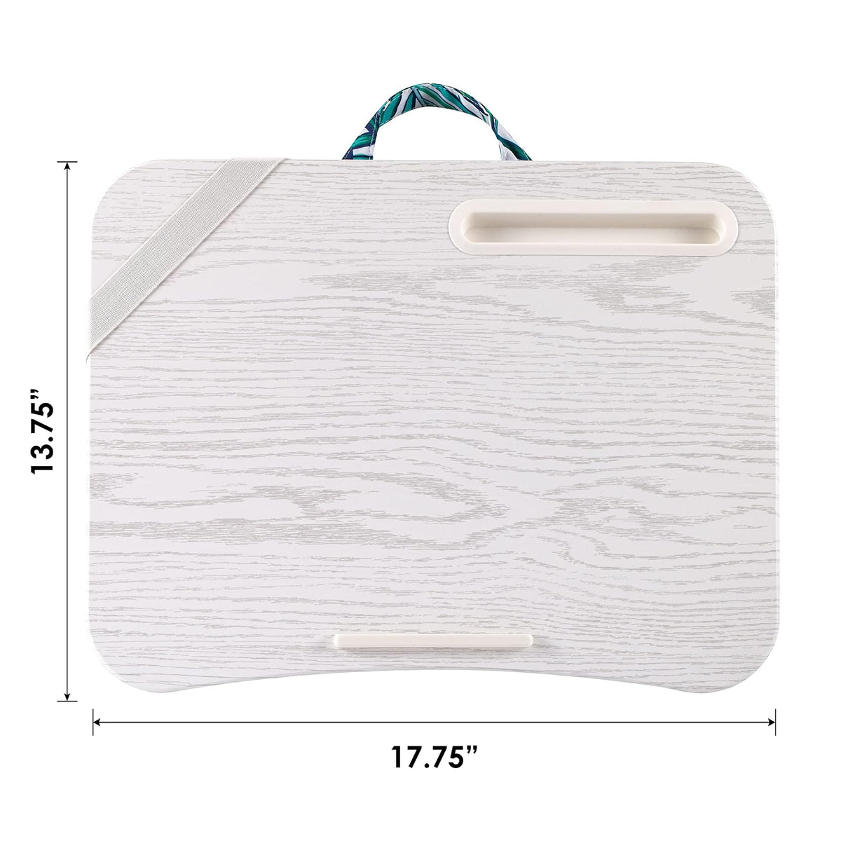 LapGear - computadora de diseño con Soporte para teléfono y Reborde para Dispositivos, Hojas de Palma Tropicales, se Adapta a portátiles de hasta 15.6 Pulgadas, Estilo n.º 45427