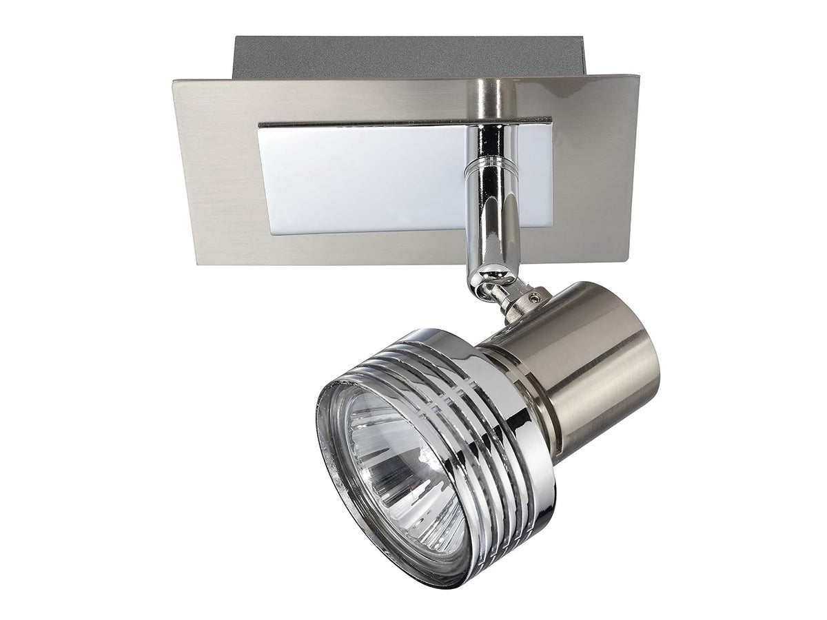 Mil Luces Lampara de Acento Boxy 50W 127V Cromo ideal para interiores