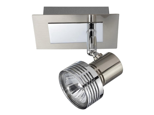Mil Luces Lampara de Acento Boxy 50W 127V Cromo ideal para interiores