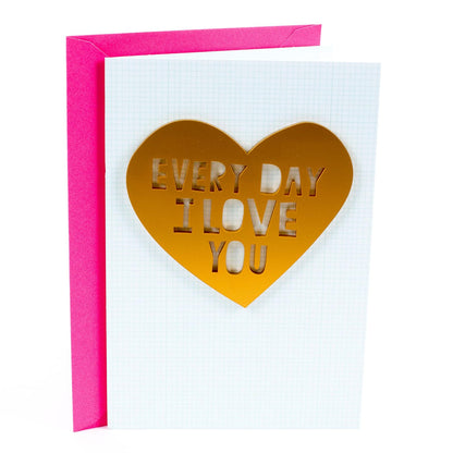 Tarjeta de Cumpleaños Hallmark con Sobre - Corazón