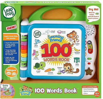 LeapFrog - Learning Friends - Libro de 100 palabras, color verde