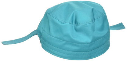 WonderWork Gorro Quirúrgico Unisex con Lazo - Azul turquesa - Talla Única