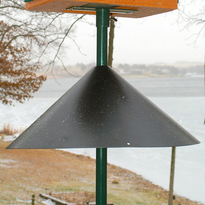 Woodlink NABAF18 Audubon Wrap Around Squirrel Baffle, 18 Pulgadas, Color Negro
