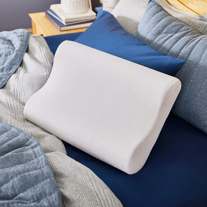 Sleep Innovations Almohada de espuma contorneada con memoria