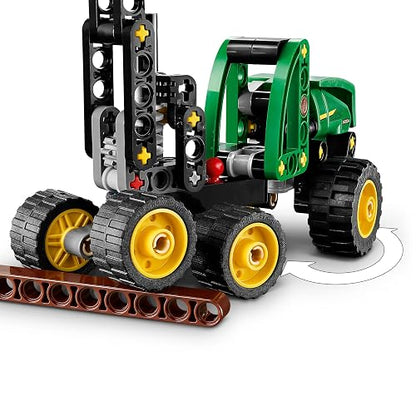 LEGO Technic Cosechadora con Ruedas John Deere 1470H – Pluma Giratoria, Garra y Tronco – Juguete de Construcción – Vehículo para Regalar a Niños y Niñas de 7 Años o Más – 42218