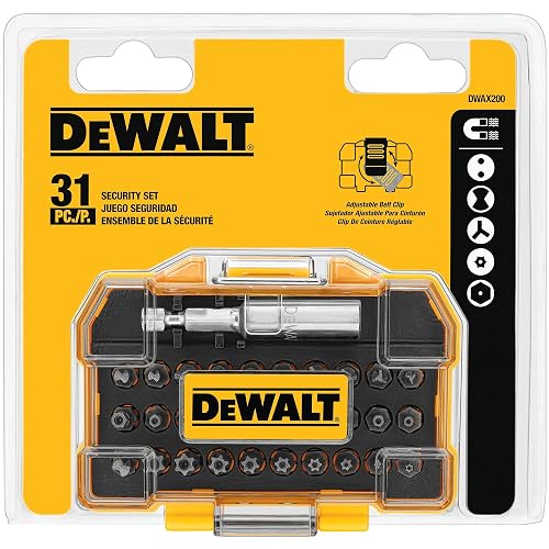 DEWALT Juego de Destornilladores de Seguridad, 31 Piezas