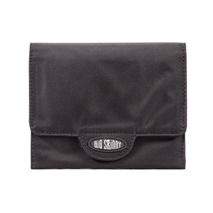 Big Skinny Billetera Trixie tri-fold delgada para mujer, con capacidad para hasta 30 tarjetas - Negro