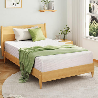 EGOHOME Colchón de Espuma Viscoelástica con Gel de Té Verde para Niños - 8 Inch - Doble