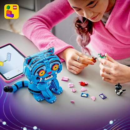 LEGO Las Guerreras K-Pop Derpy Tiger y Sussie Bird – Juguete Articulado para Jugar y Exhibir – con Maceta y Cartas – Idea de Regalo para Niñas y Niños a Partir de 9 Años – 72537