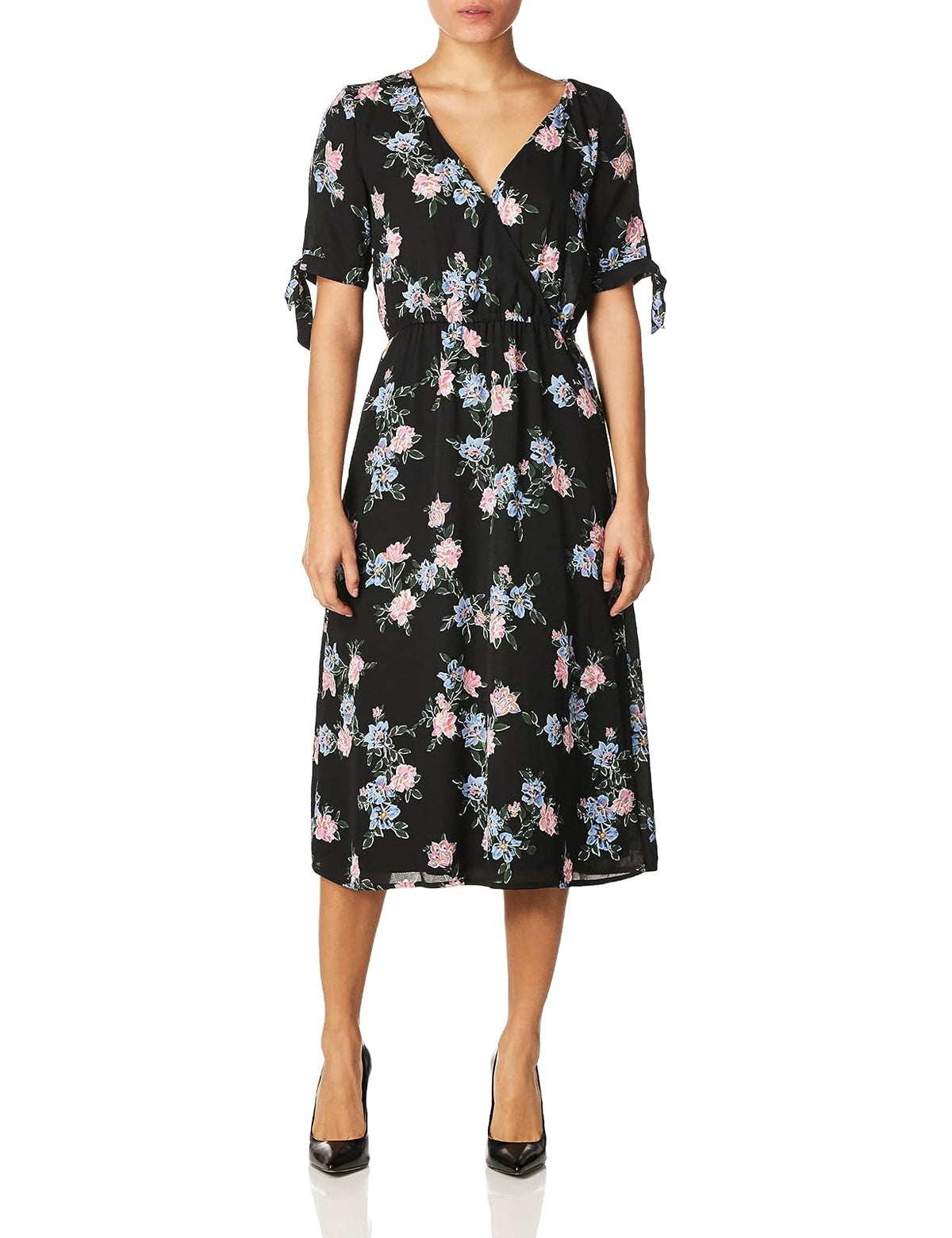 Jack Vestido Midi Estampado Floral Vestido para Mujer