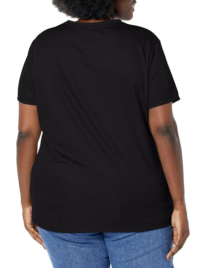 Just My Size Cuello en V Cool Dri. Camisa para Mujer