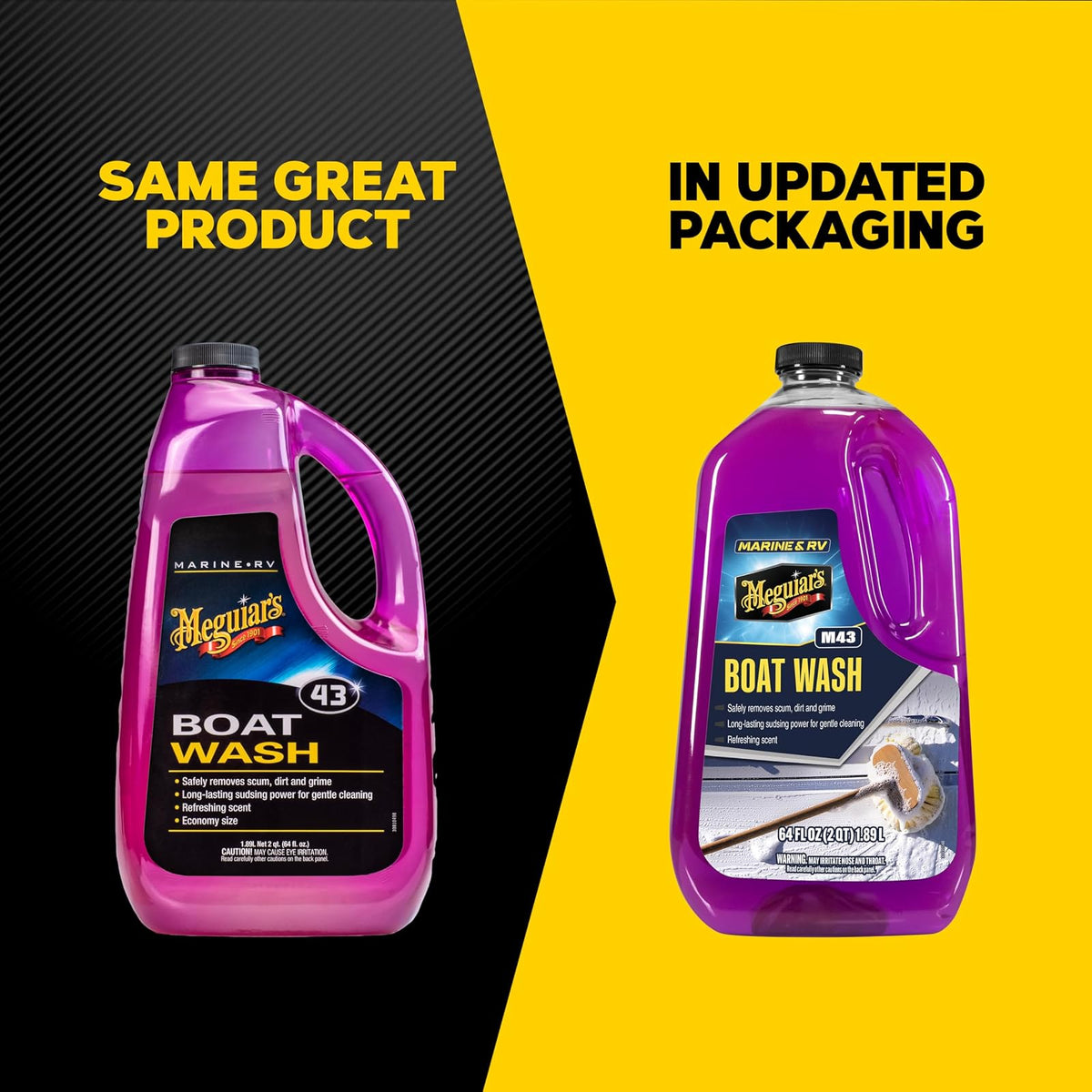 Meguiar's Jabón Marino M4364 para Barcos, 1.89 L