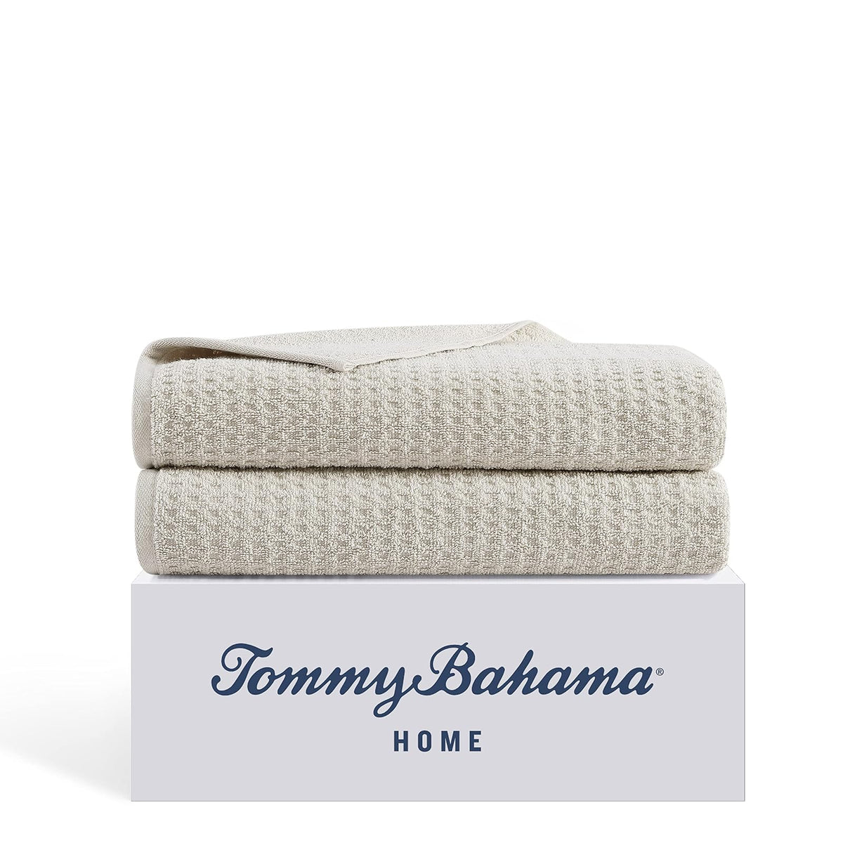Tommy Bahama - Toallas de baño, Altamente absorbentes y Suaves, Esenciales de baño, Bajas Pelusas, Resistentes a la decoloración, Certificado Oeko-Tex (café Claro del Pacífico Norte, 2 Piezas)