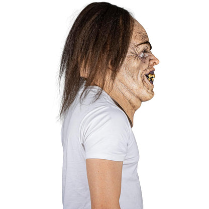 Ghoulish Productions Máscara Igor con Cuello de Látex Criatura Monstruosa Estilo Ogro Diseño Horror Hecha a Mano para Halloween Disfraz Terror