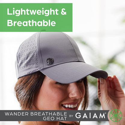 Gaiam Gorro de Mujer Transpirable, Preformado, tamaño Ajustable para Correr