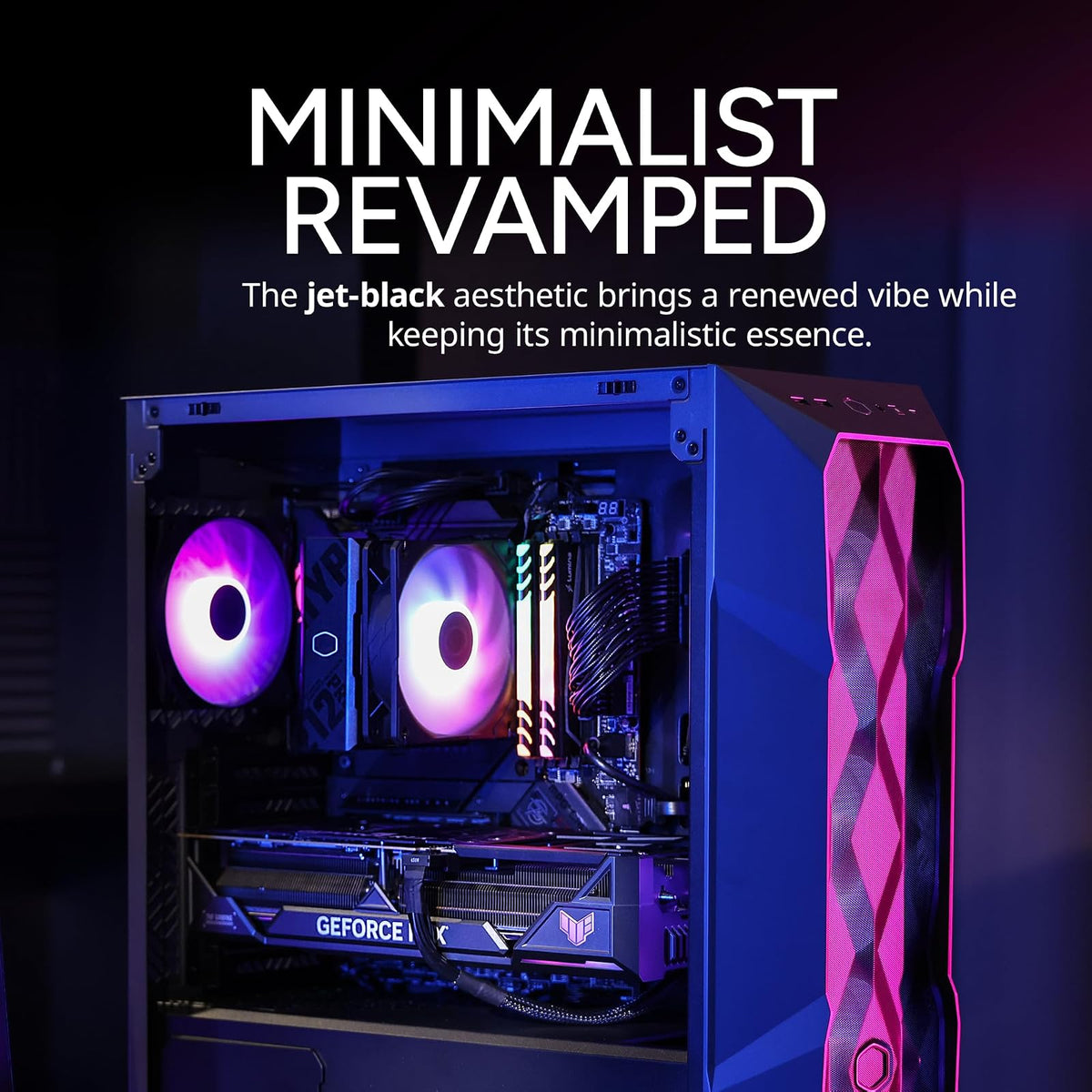Cooler Master RR-212S-20PC-R1 CPU Air Cooler, 4 Tubos de Contacto Directo de Calor, RGB Ventilador, 120 mm
