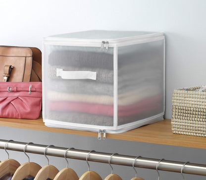 Whitmor Cubo Plegable con Cremallera
