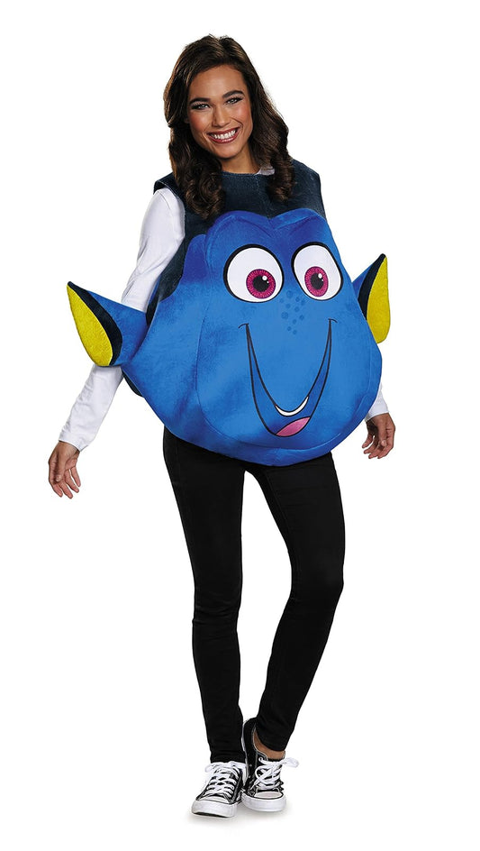 Disguise Women's Finding Dory Dory Costume, Blue, One Size
