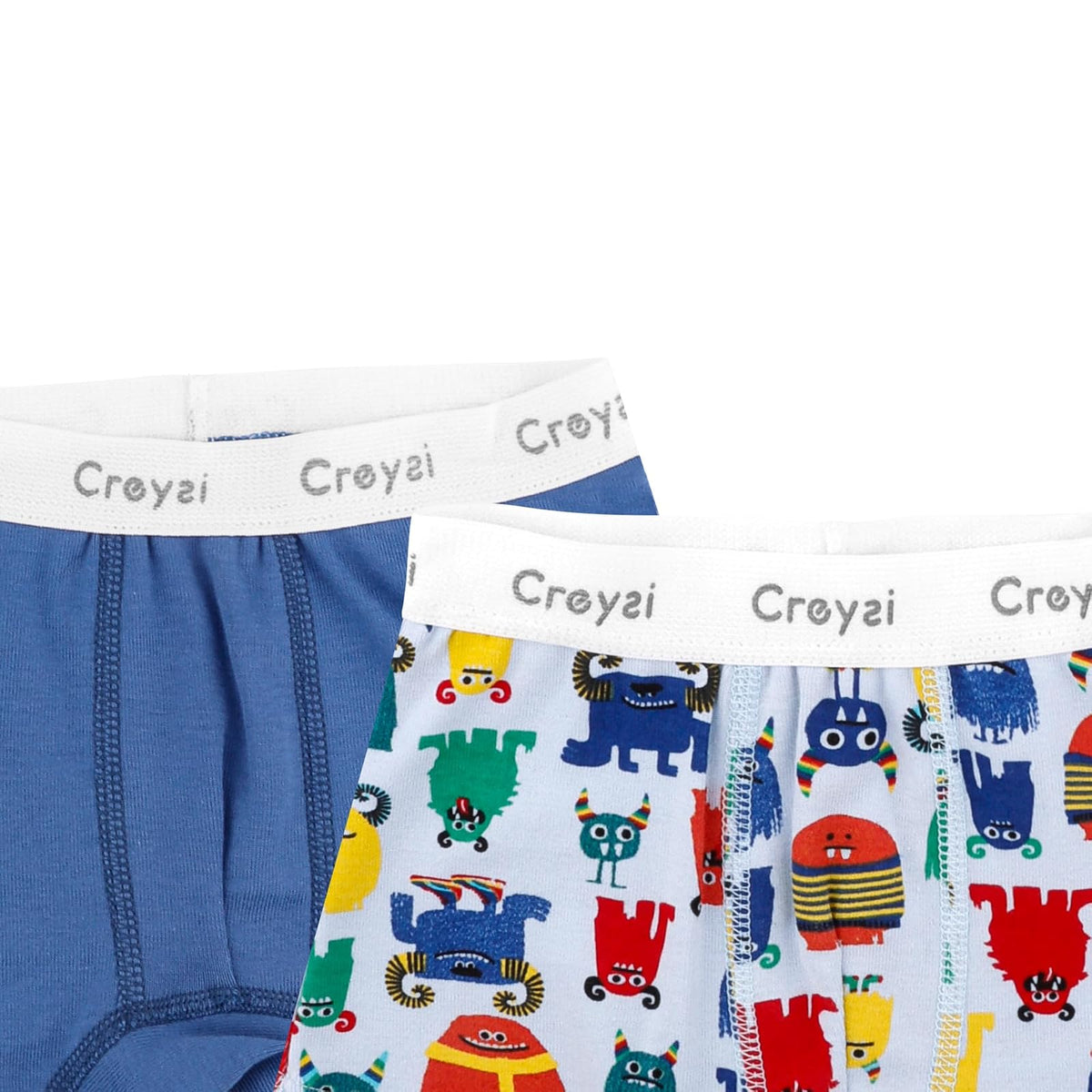 Baby Creysi Set de 3 Piezas Bóxer Brief de Algodón Confortable Libertad de Movimiento