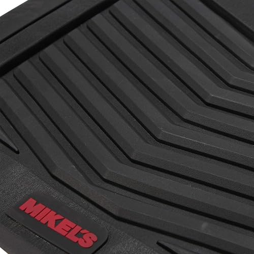 MIKEL´S Mikel's TA-4 Tapetes de Hule Color Negro Premium para Auto