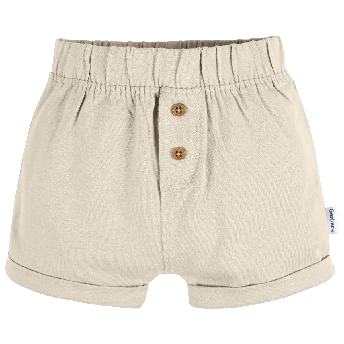 Gerber Paquete de 3 Pantalones Cortos de Punto Pantalones Cortos de vestirbebés Unisex