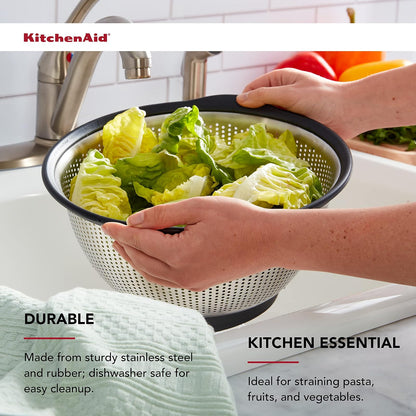 KitchenAid KO166OSOBA - Colador, 5 cuarzos, color negro
