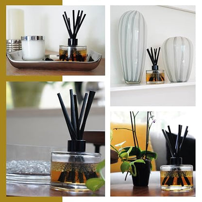 Punto Aroma - Reed Diffuser - Aromatizante de Ambiente - 15.5 cm de Altura - Ideal para Salas recámaras baños spas y oficinas - Fragancia Grapefruit Zest
