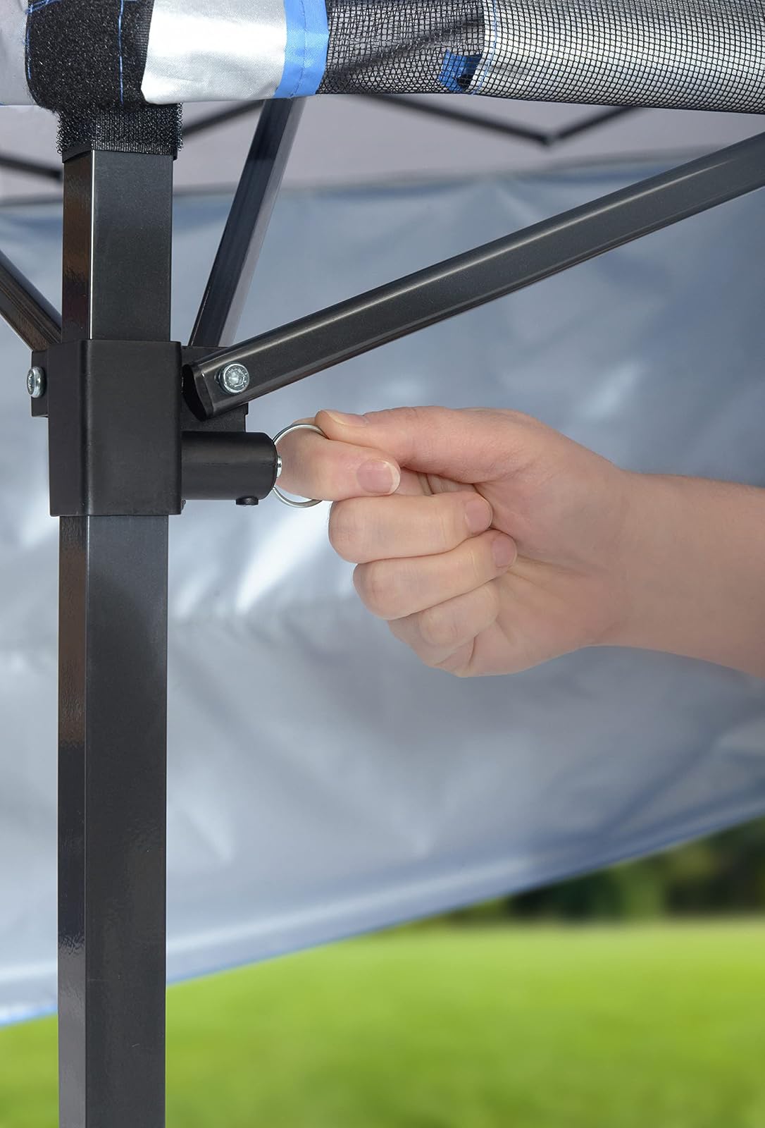 Quik Shade Go Hybrid Sun Protection Pop-Up - Mochila Plegable compacta y Ligera con Base Inclinada