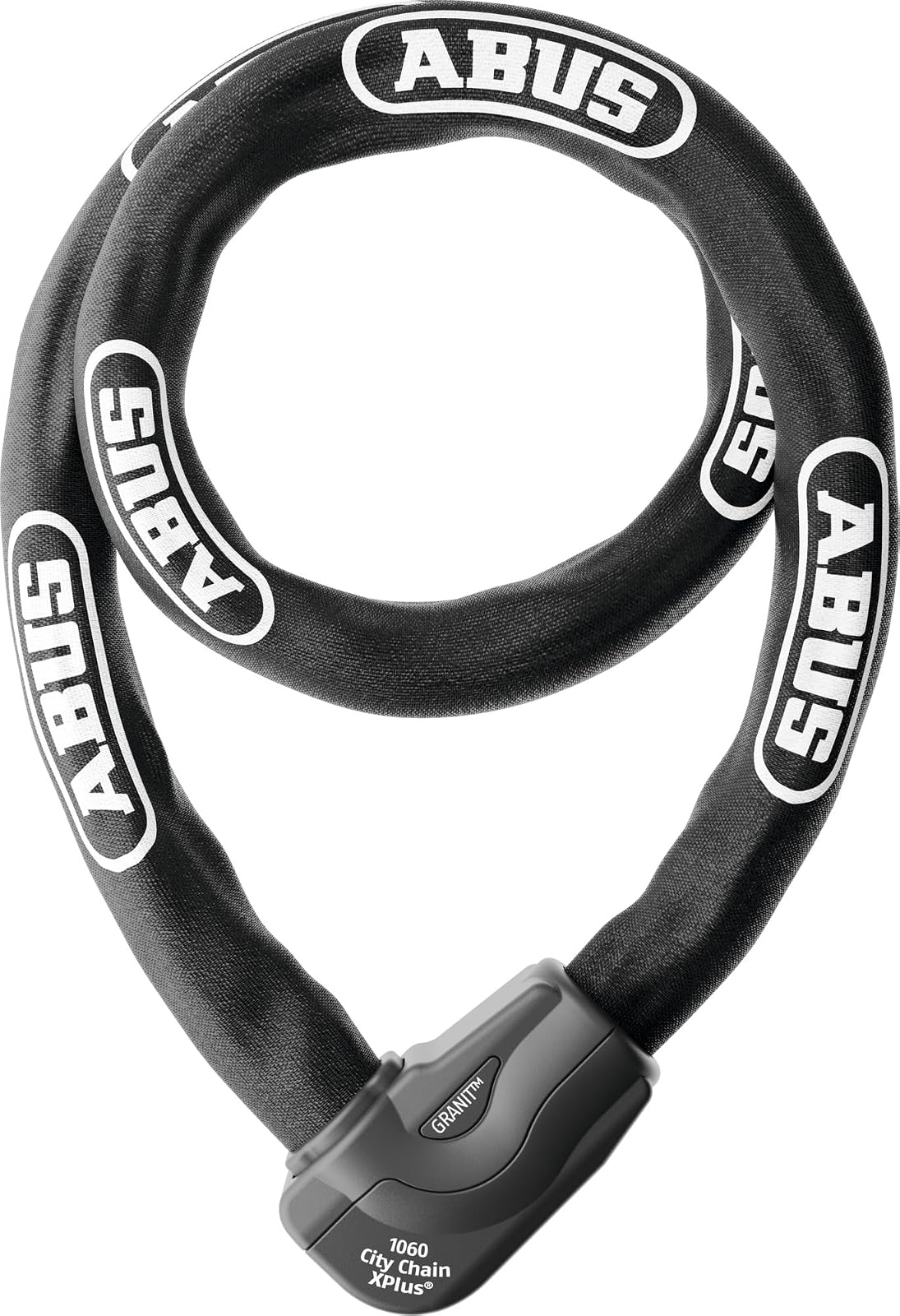 Abus Granit Citychain X-Plus 1060 - Candado de cadena para bicicleta (4.5 pies)