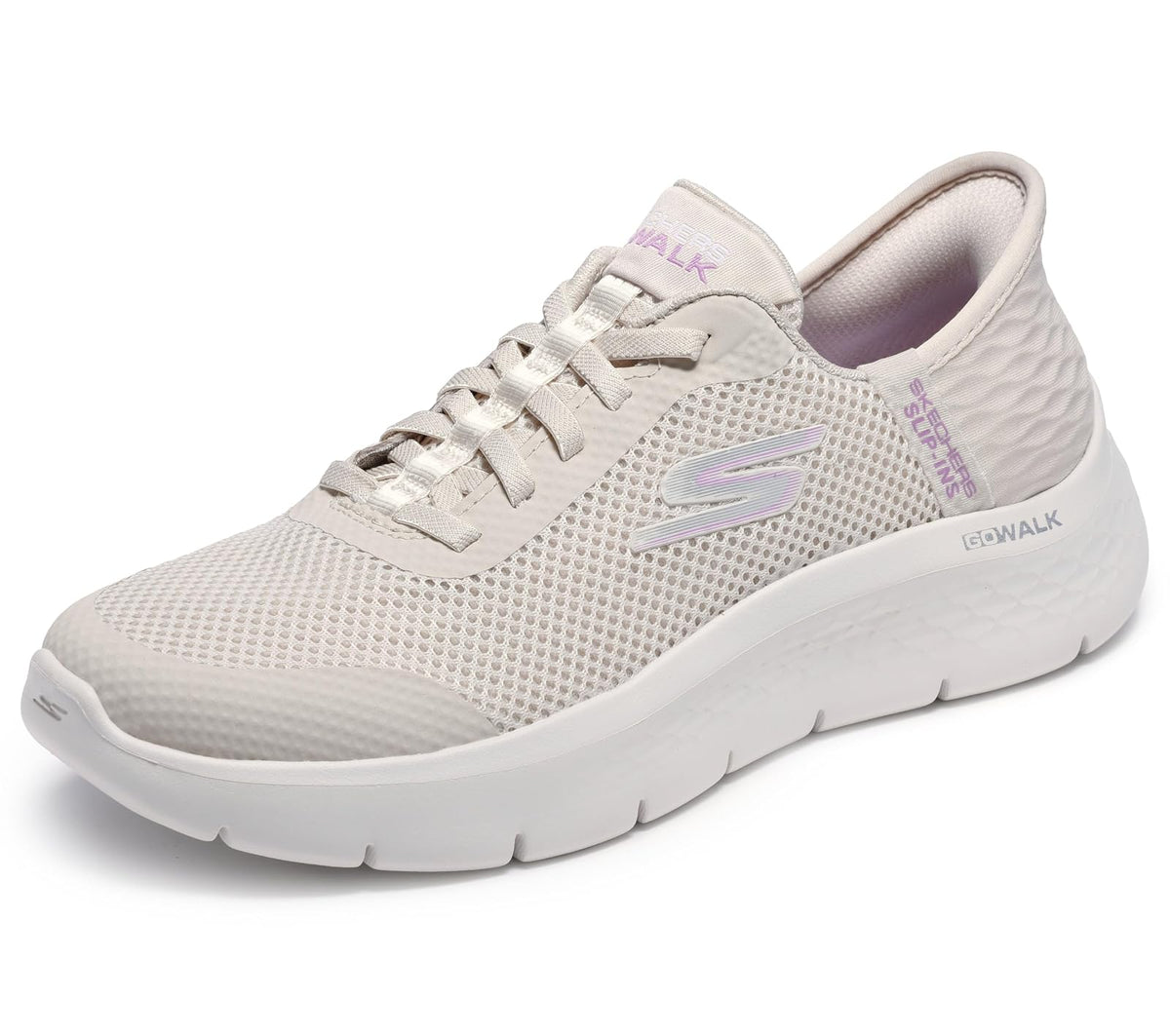 Skechers Go Walk Flex Slip-ins Manos Libres para Mujer - 27.0 cm - beige