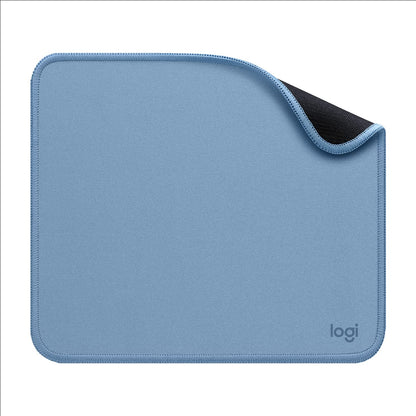Logitech G203 LIGHTSYNC Mouse Gaming con Iluminación RGB Personalizable Azul + Mouse Pad - Studio Series, con Base de Caucho Antideslizante Gris Claro