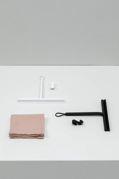 BRABANTIA | Jalador de Cristales para Baño y Cocina | Gris | 24 cm | Diseño Minimalista