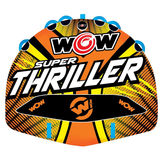 WOW Sports DC Comics Superman - Tubo de Cubierta Superior Suave, Tubo de Agua remolcable para 1-3 pasajeros