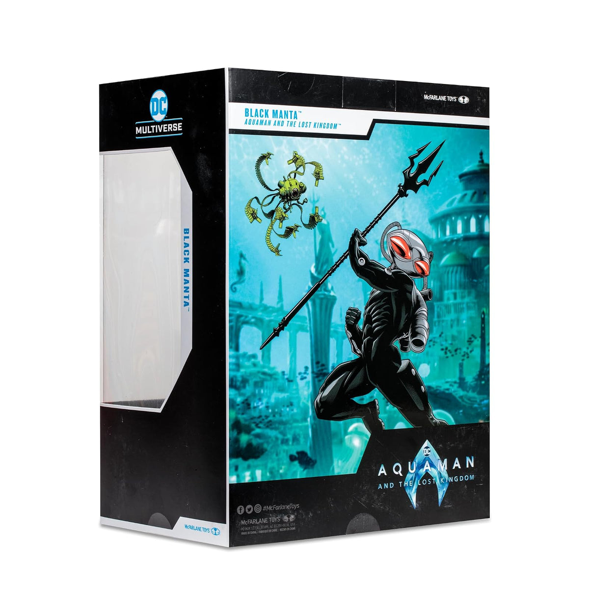 MCFARLANE Estatua 12" Black Manta (Aquaman 2)