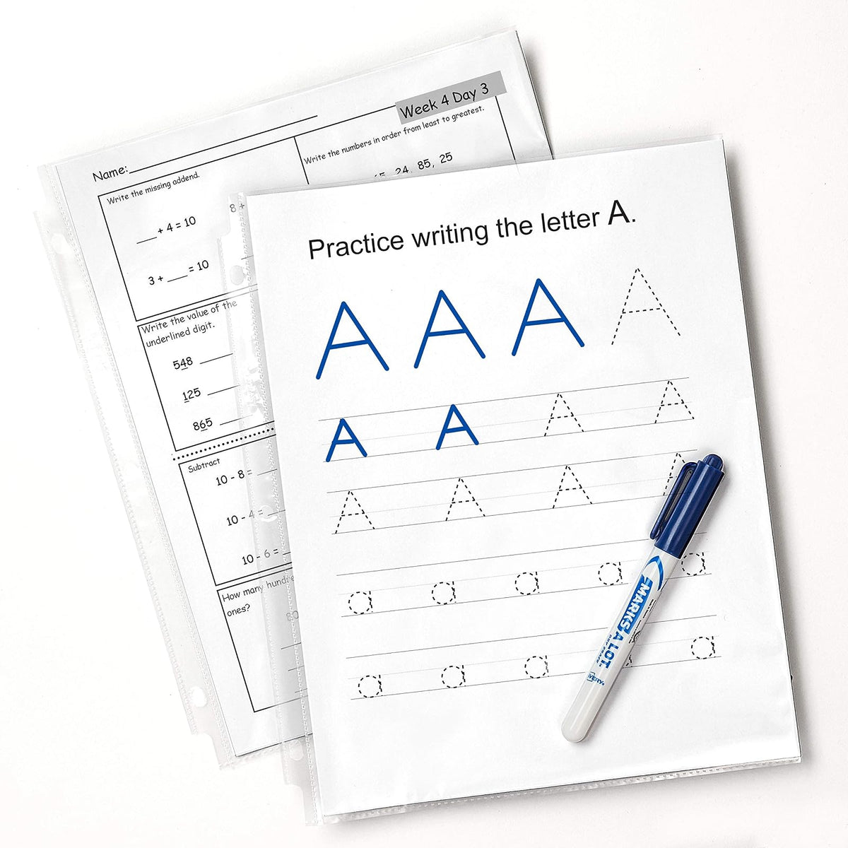 Avery Economy Binder, 1" anillas redondas, 175-sheet capacidad, azul, 1/Ea (03300), Paquete de 1, Transparente, 100 láminas