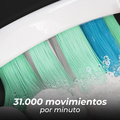 Philips Colgate Cepillo de Dientes Eléctrico SonicPro 10 Recargable | Tecnología sónica, remueve 200% más Placa, batería con larga duración, Ideal para Buena higiene bucal