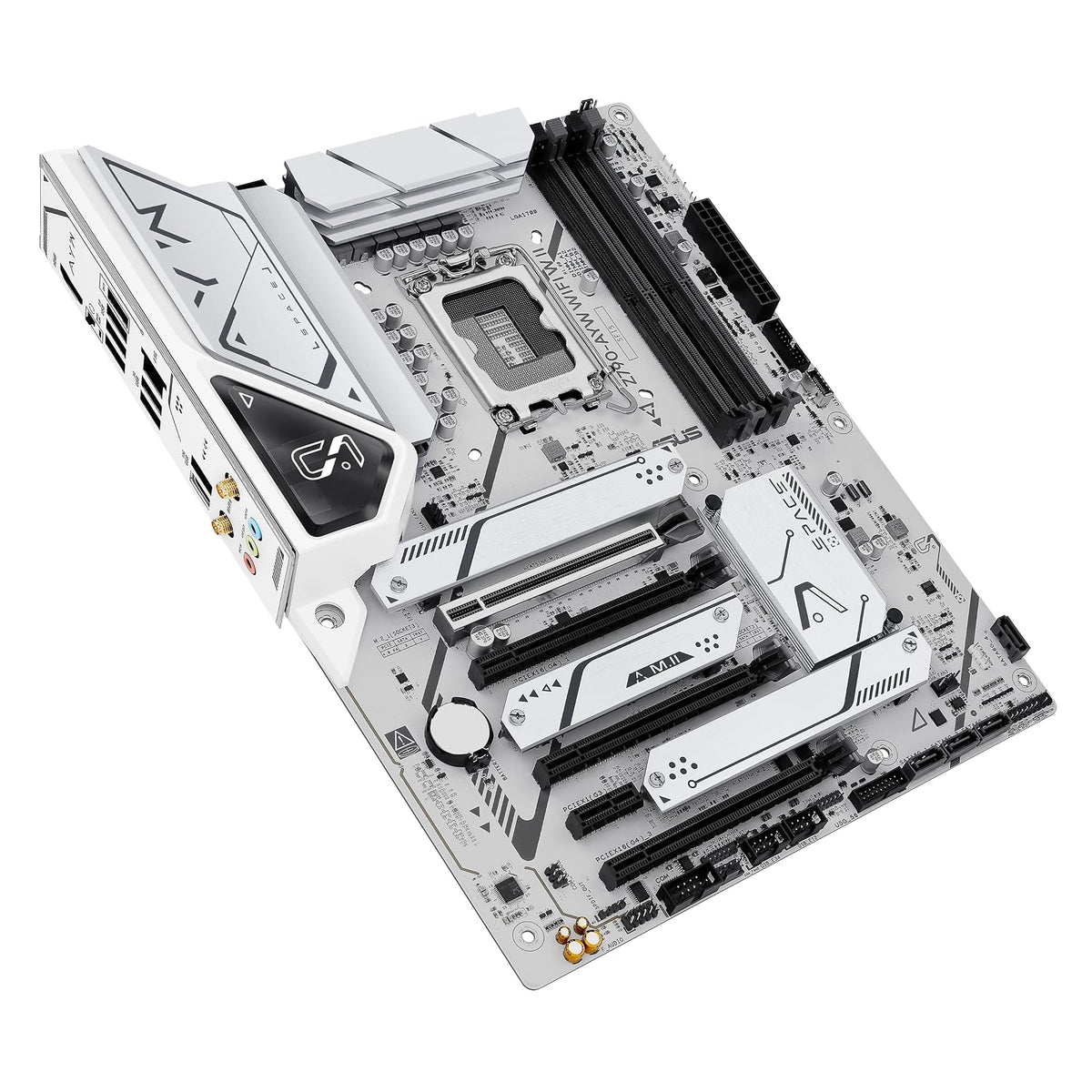 ASUS Z790-AYW WiFi W II Intel Z790 (LGA 1700) ATX Placa Base con PCIe® 5.0, 3X M.2, 12+1 DrMOS, DDR5, WiFi 6, 2.5Gb LAN, HDMI, USB 10Gbps Type-C®, USB 10Gbps Type-C®, Thunderbolt™, USB4®, Aura Sync
