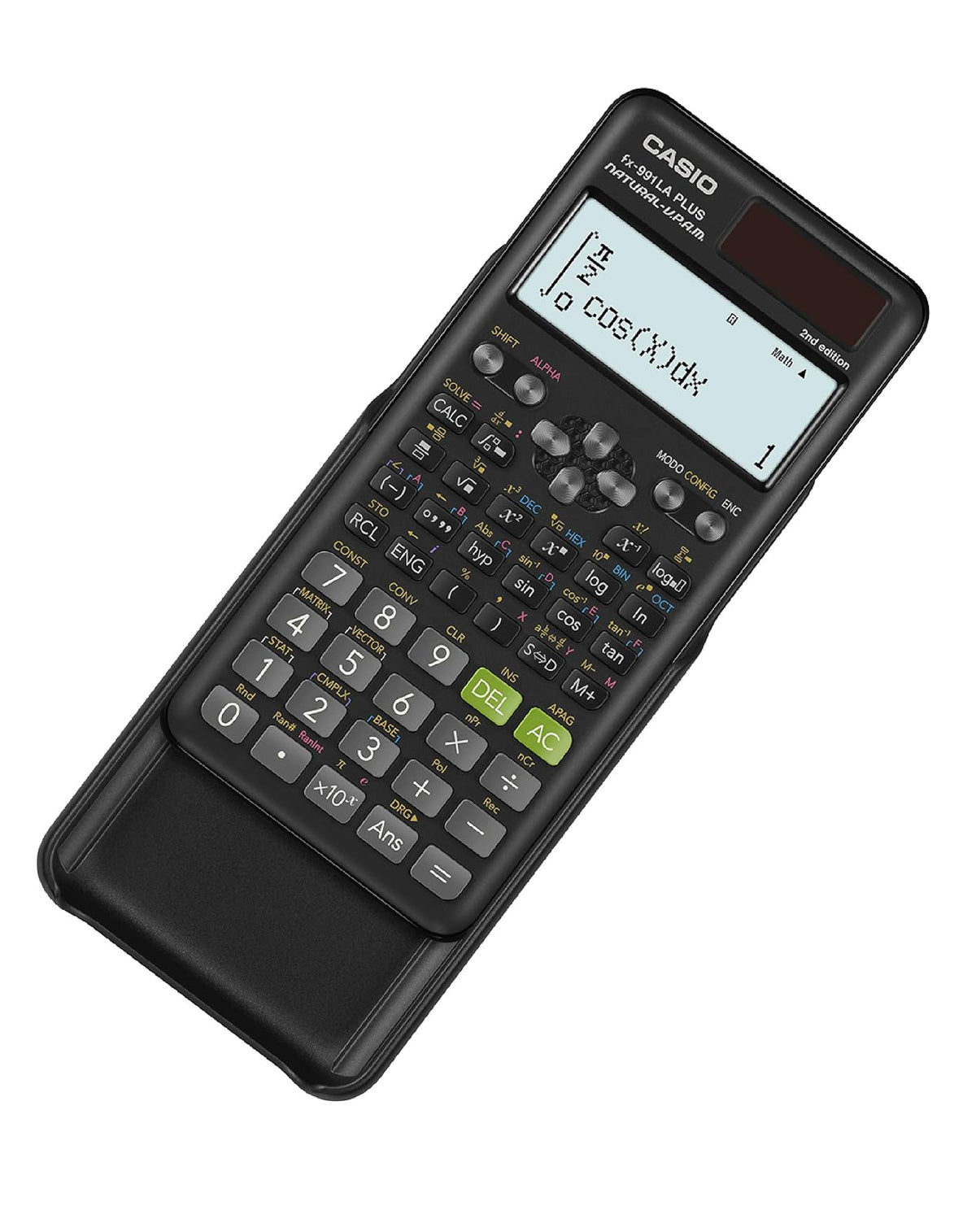 Casio Calculadora Científica, fx-991LA Plus-2, 417 Funciones, Nivel Preparatoria y Universidad, Color Negro