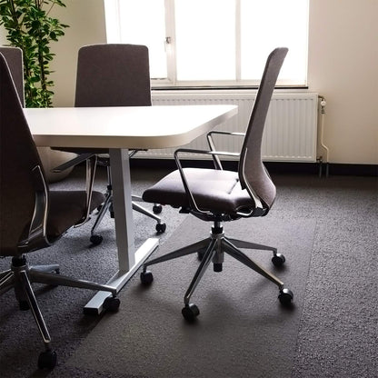 Cleartex XXL Polycarbonate General Office Mat for All Pile Carpets, Clear, Rectangular, 60 x 79 Inches (FR1115020023ER)